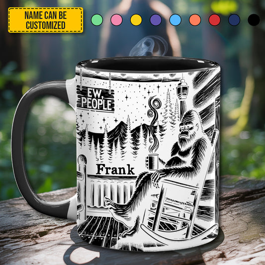 Bigfoot accent mug - Personalized Accent Mug