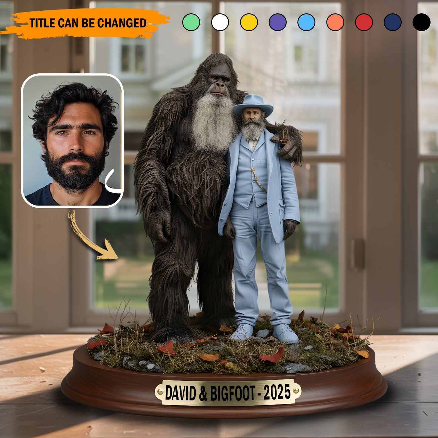 Bigfoot & Me – Personalized Best Friend Acrylic Plaque