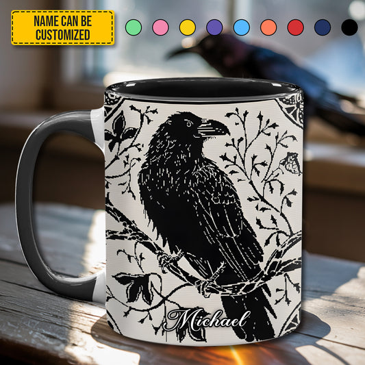 Raven Whisper - Personalized Accent Mug