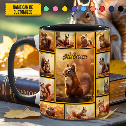 Squirrel Collection - Personalized Accent Mug