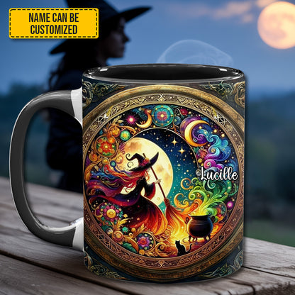Magical Witch - Personalized Witch Accent Mug