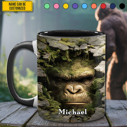 Green Bigfoot - Personalized Bigfoot Accent Mug