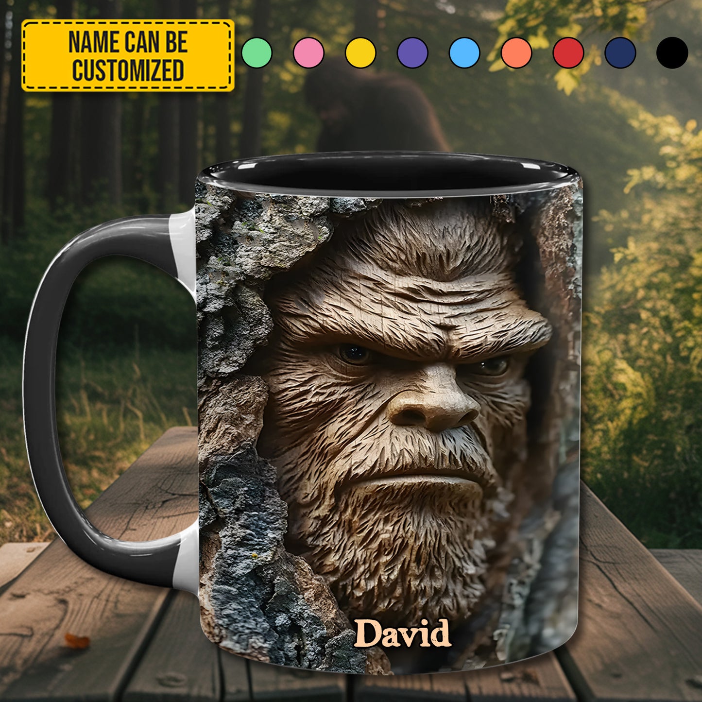 Wildlife - Personalized Bigfoot Accent Mug