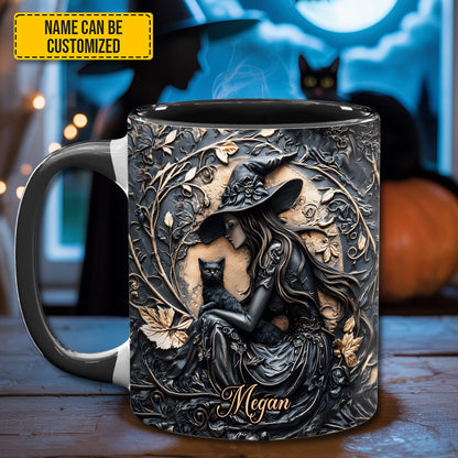 Mystery Witch - Personalized Witch Accent Mug