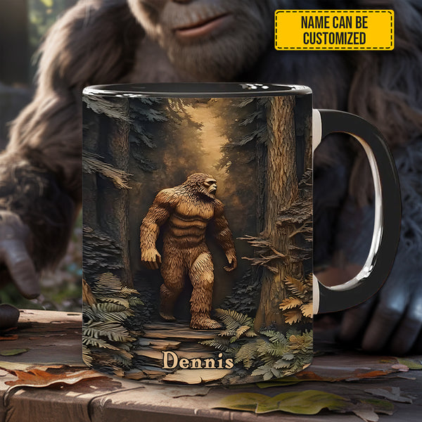 Legend in the Trees – Personalized Sasquatch Accent Mug