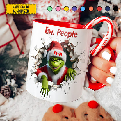 Holiday Grump – Personalized Funny Christmas Accent Mug