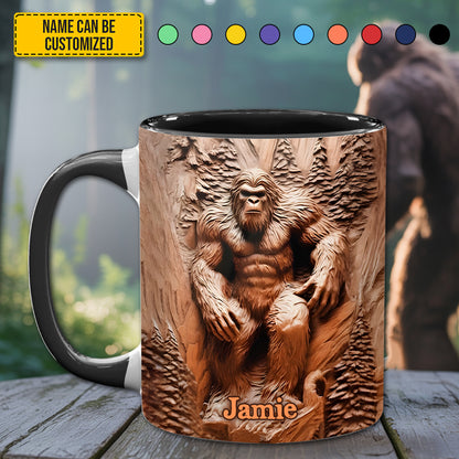 Bigfoot Vibes - Personalized Sasquatch Accent Mug