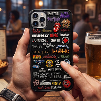 Rock Lovers - Classic Rock Legends Phone Case Version 2