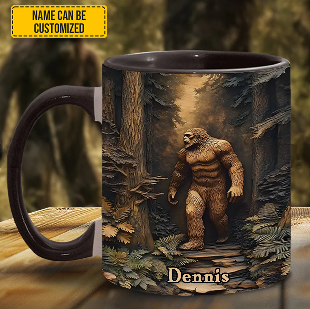 Legend in the Trees – Personalized Sasquatch Accent Mug
