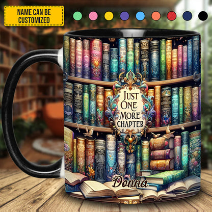 Just One More Chapter - Personalized Book Accent Mug