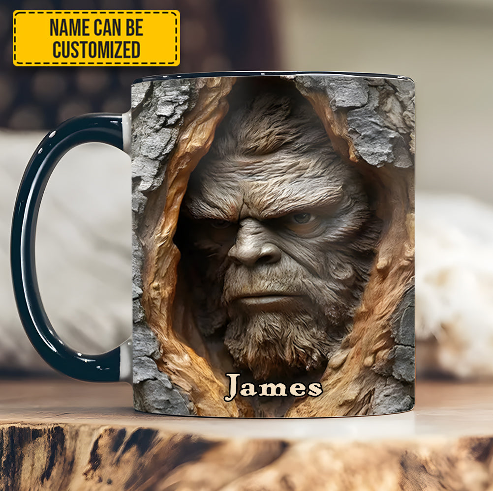 The Lurker – Personalized Bigfoot Accent Mug