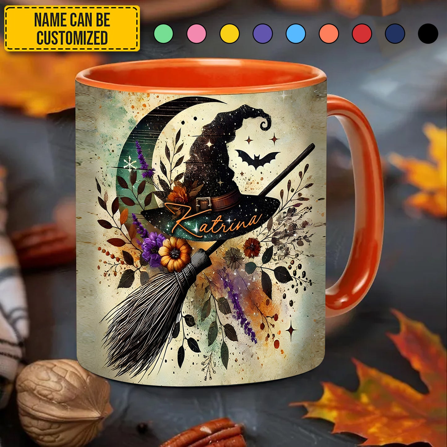 I'm Not Sugar & Spice - Personalized Witch Accent Mug