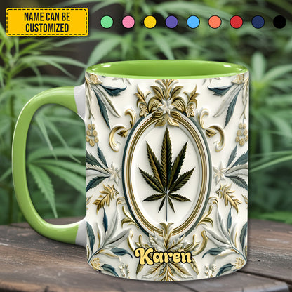 Personalized Luxury Weed Accent Mug