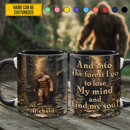 Find My Soul – Personalized Bigfoot Accent Mug