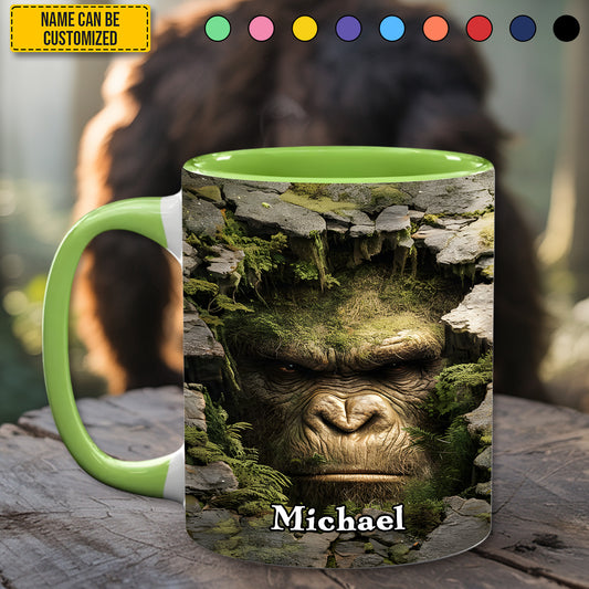 Green Bigfoot - Personalized Bigfoot Accent Mug