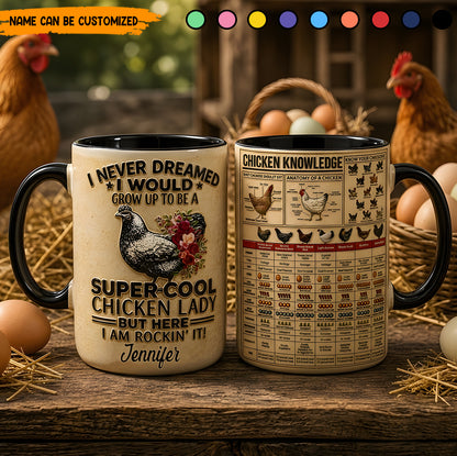 I Never Dreamed - Personalized Chicken Accent Mug