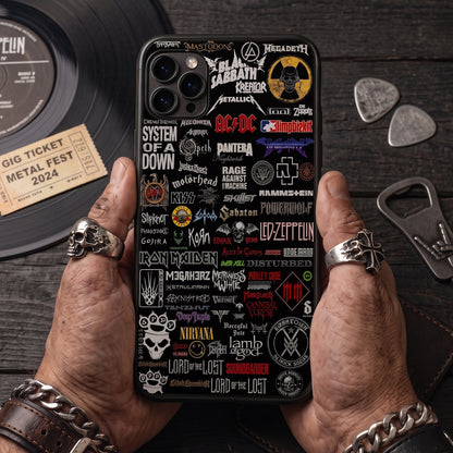 Rock Lovers - Classic Rock Legends Phone Case Version 3