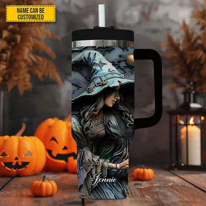 Mystery Witch - Personalized Tumbler With Handle 40oz