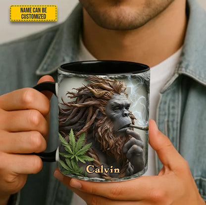 High in the Wild – Personalized Bigfoot Accent Mug