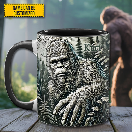 The Wanderer – Personalized Bigfoot Accent Mug