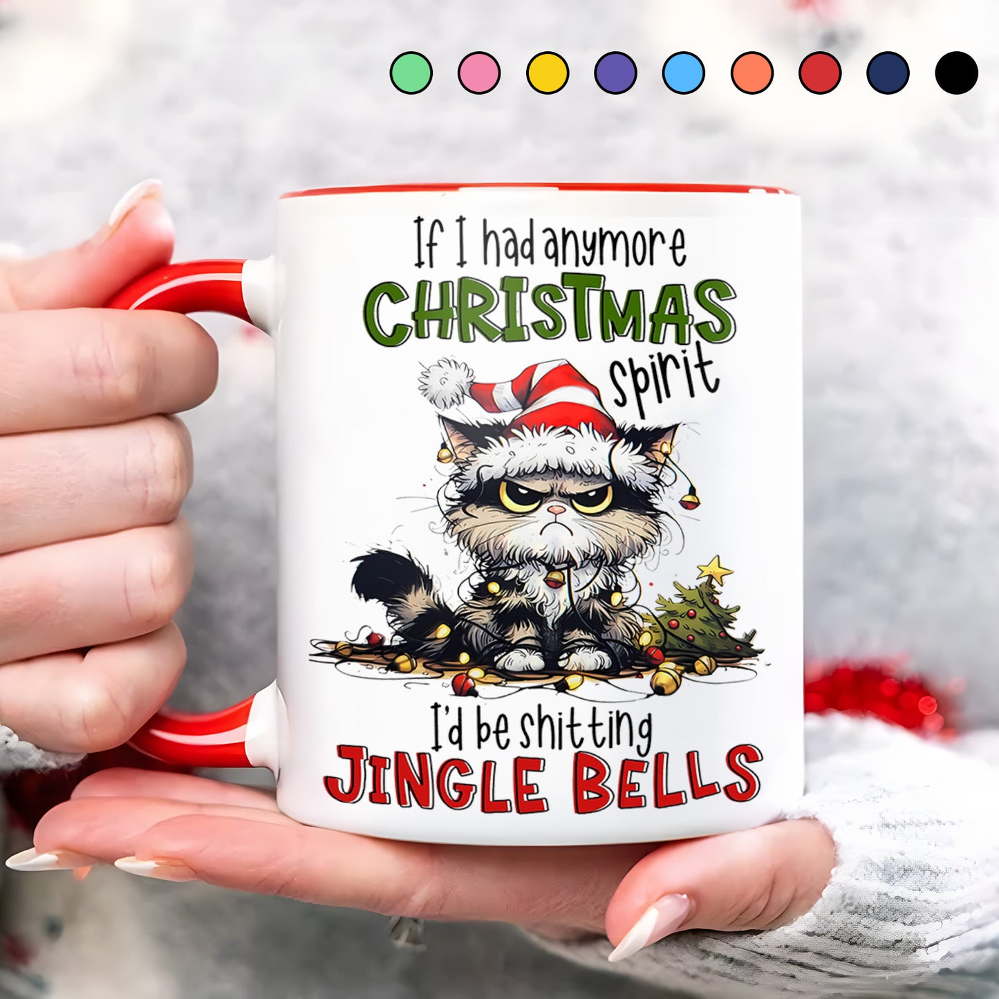 Funny Cat Accent Mug