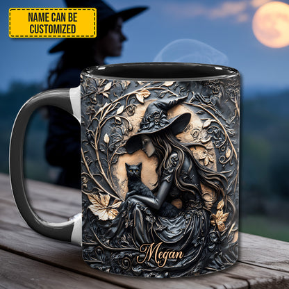 Mystery Witch - Personalized Witch Accent Mug
