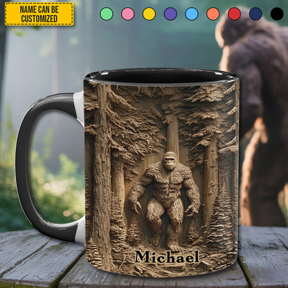 Legend in the Woods – Personalized Bigfoot Accent Mug