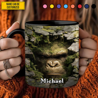 Green Bigfoot - Personalized Bigfoot Accent Mug