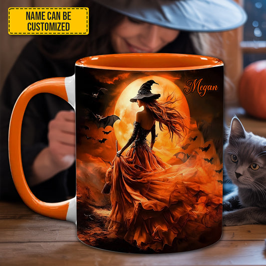 Halloween Witch - Personalized Witch Accent Mug