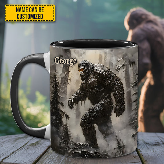 Shadow Stalker – Personalized Bigfoot Accent Mug