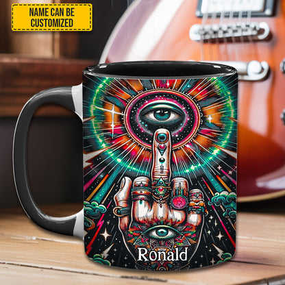 Psychedelic Rock – Personalized Accent Mug