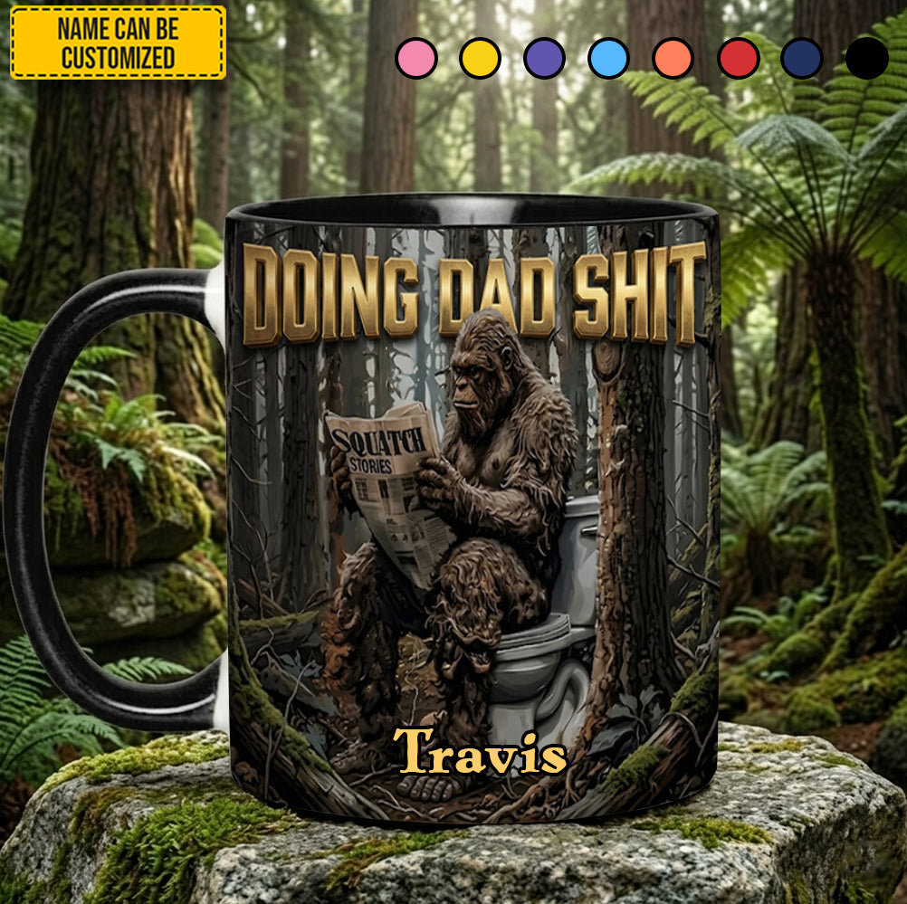 Doing Dad Sh*t - Personalized Dad Accent Mug