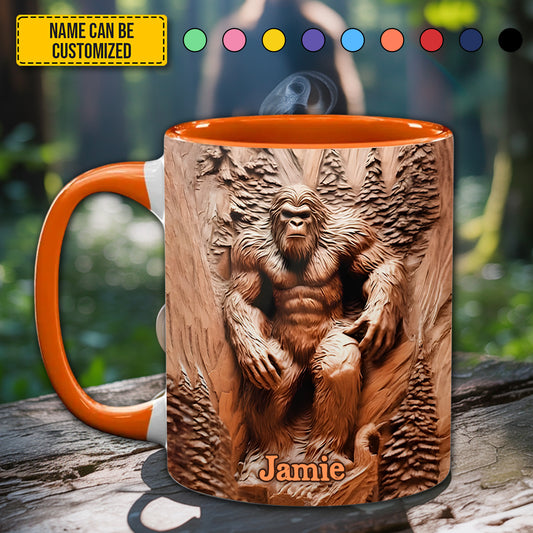 Bigfoot Vibes - Personalized Sasquatch Accent Mug