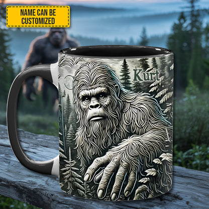 The Wanderer – Personalized Bigfoot Accent Mug