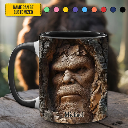 Forest Guardian – Personalized Bigfoot Accent Mug