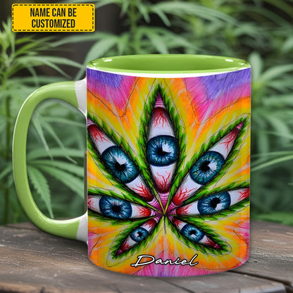 Vision Leaf – Personalized Psychedelic Accent Mug