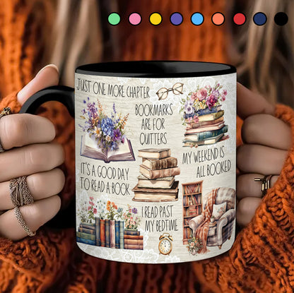 Just A Girl Who Loves Books Accent Mug