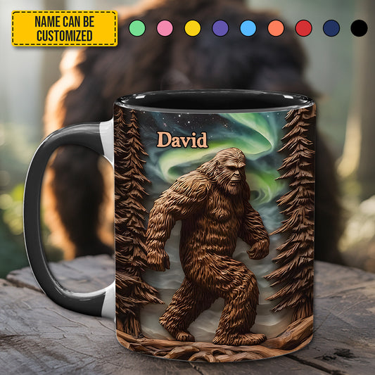 Forest Legend – Personalized Bigfoot Accent Mug