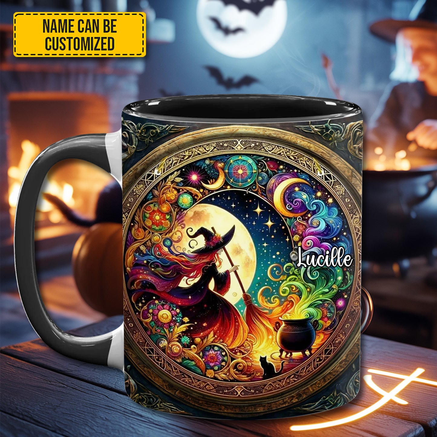 Magical Witch - Personalized Witch Accent Mug