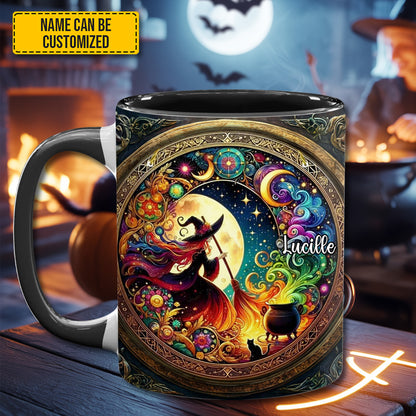 Magical Witch - Personalized Witch Accent Mug