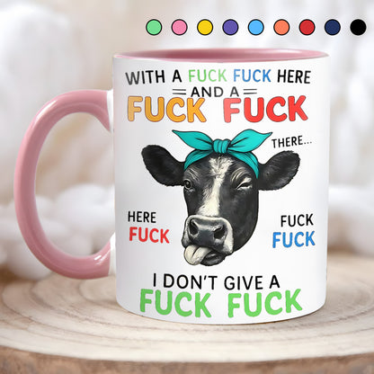 Funny Highland Cow Accent Mug