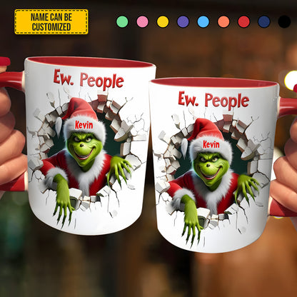 Holiday Grump – Personalized Funny Christmas Accent Mug