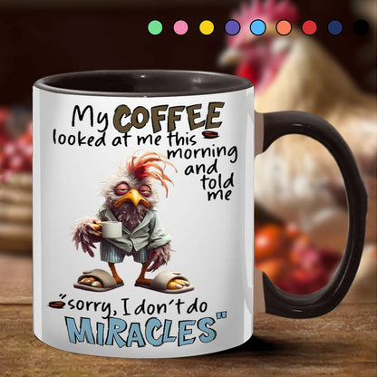 Chicken Funny Accent Mug