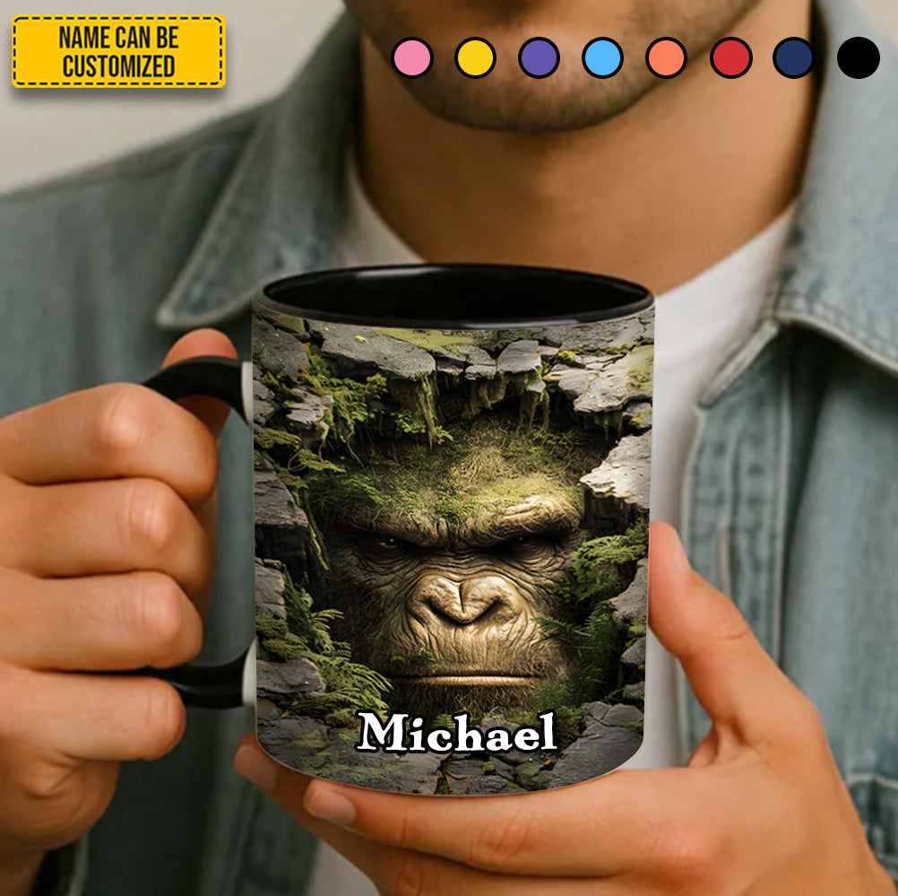 Green Bigfoot - Personalized Bigfoot Accent Mug