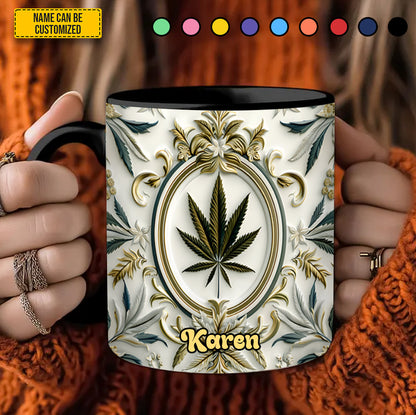 Personalized Luxury Weed Accent Mug