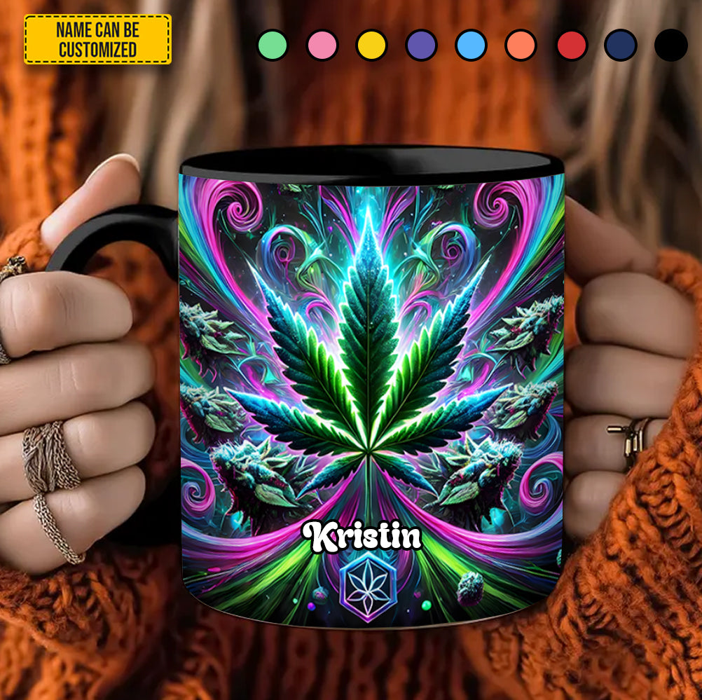 Personalized Mysterious Weed Accent Mug