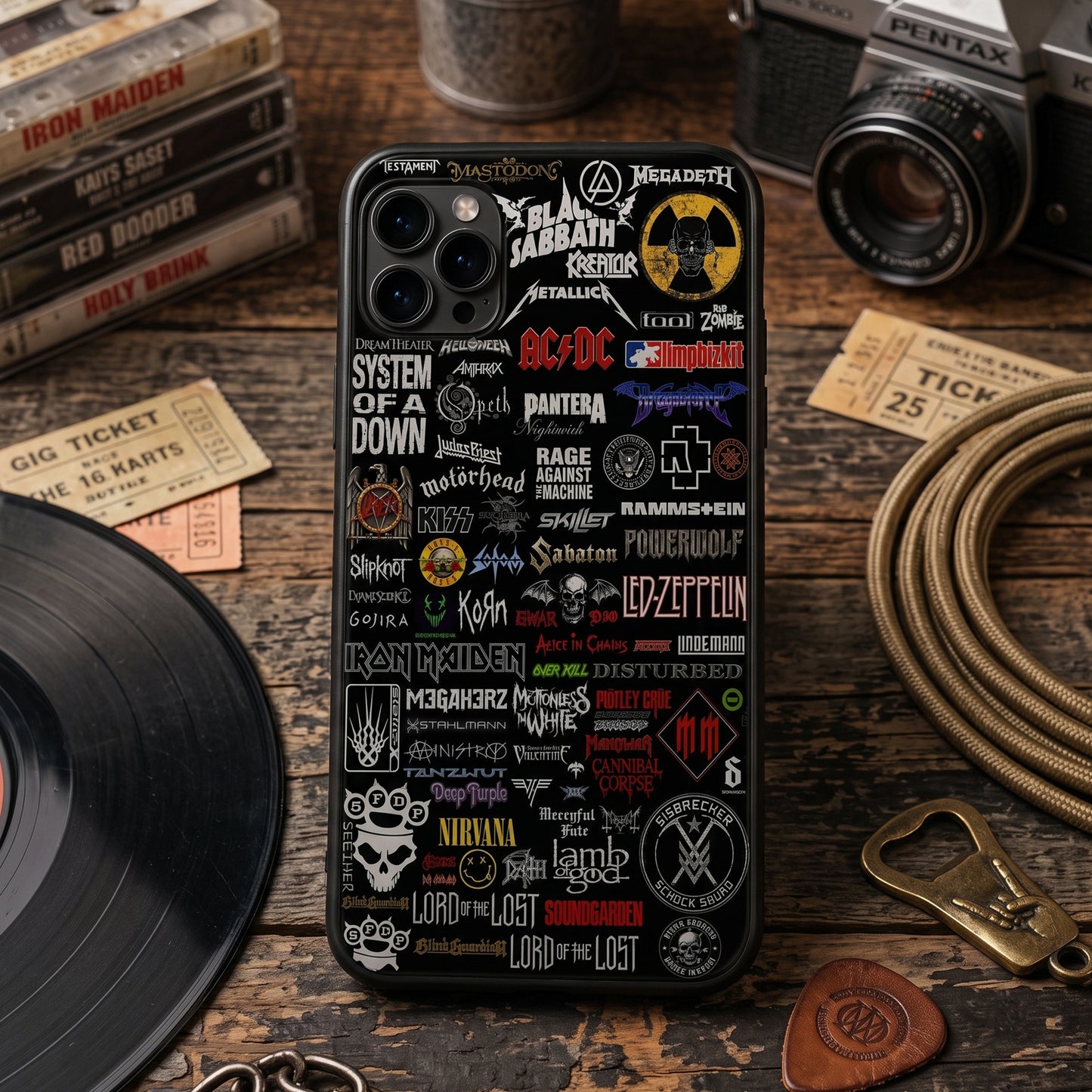 Rock Lovers - Classic Rock Legends Phone Case Version 3