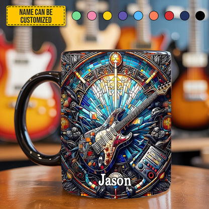 Electric Guitar – Personalized Guitar Accent Mug
