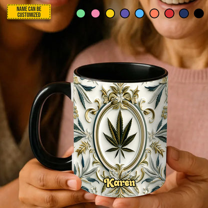 Personalized Luxury Weed Accent Mug