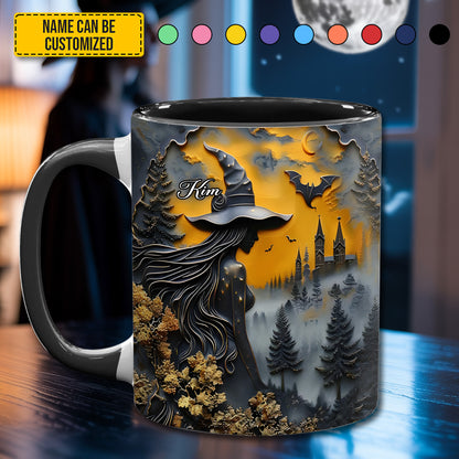 Mystery Witch - Personalized Witch Accent Mug